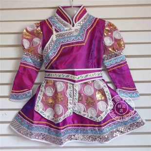 內(nèi)蒙古民族服裝|兒童演出服飾|舞蹈服飾|兒童蒙古袍|蒙古族