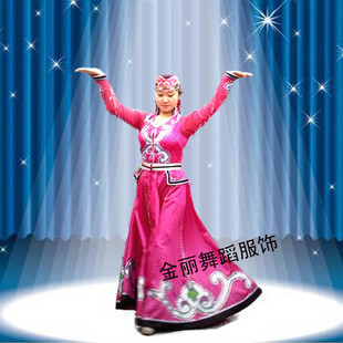 民族風(fēng)現(xiàn)代舞蹈服飾/蒙古演出服裝/舞蹈服裝/