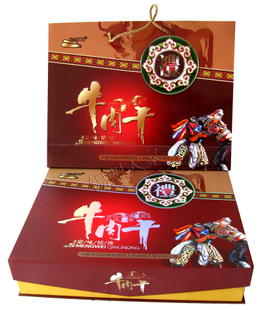 內蒙古特產送禮精裝禮品禮盒名冠娃手撕風干牛肉干