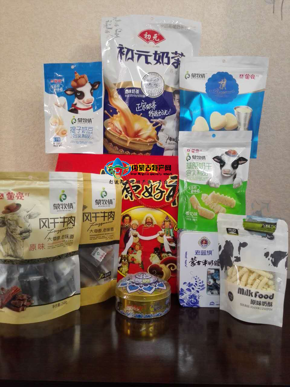 內蒙古牛肉干熱賣禮盒裝