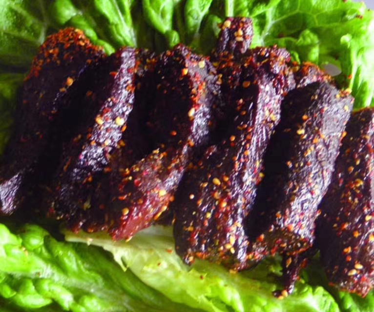 傻子王現烤麻辣牛肉干