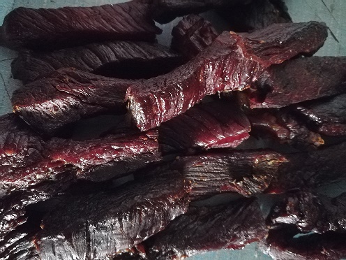 內蒙古現烤傻子王牛肉干火烤粗條